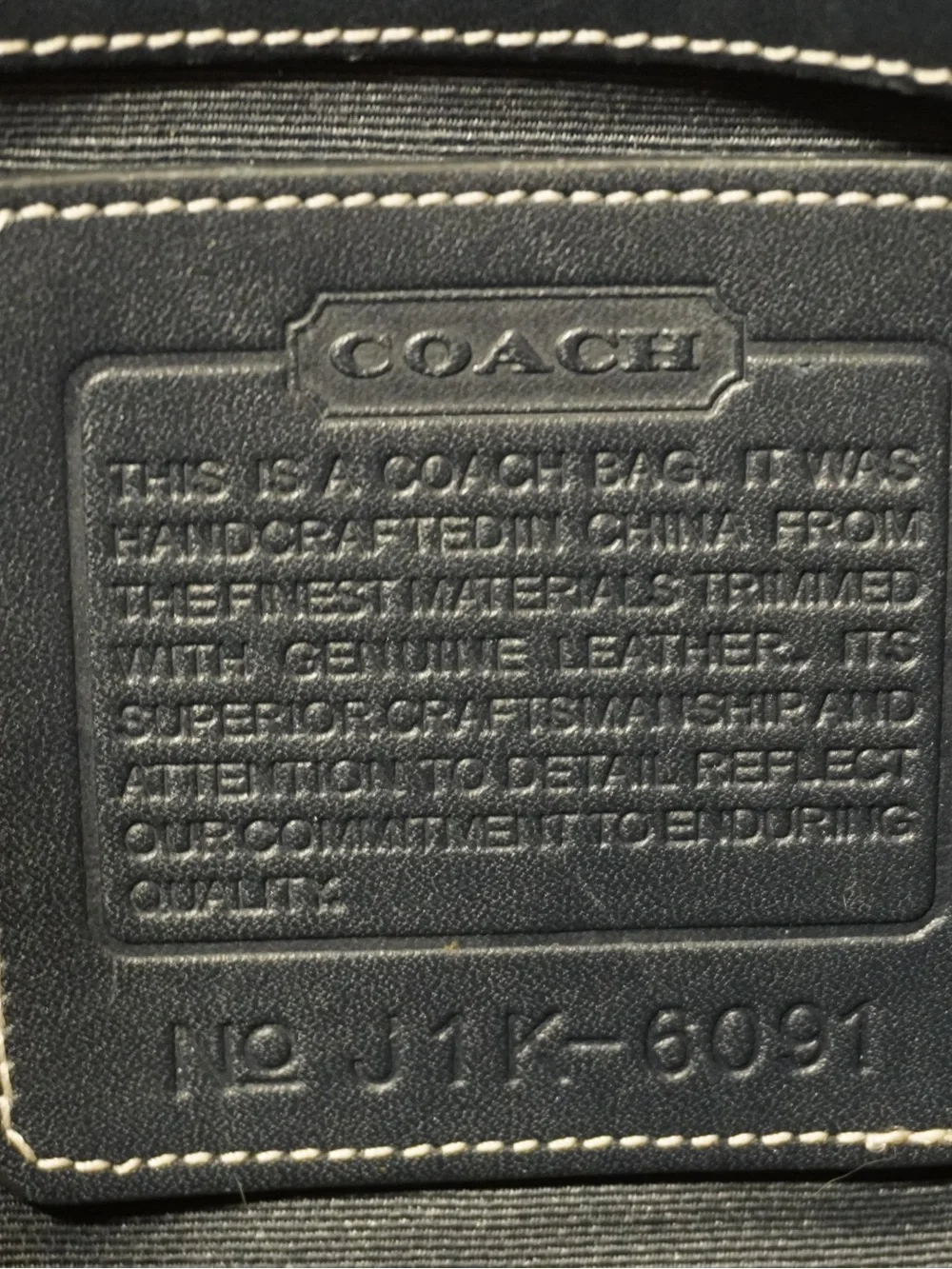 Coach Black and Gray Signature Canvas Shoulder Bag
